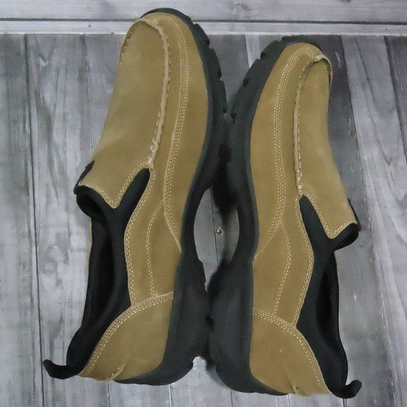 SIZE 13EE. L. L. Bean comfort mocs suede leather shoes loafers. main image 16